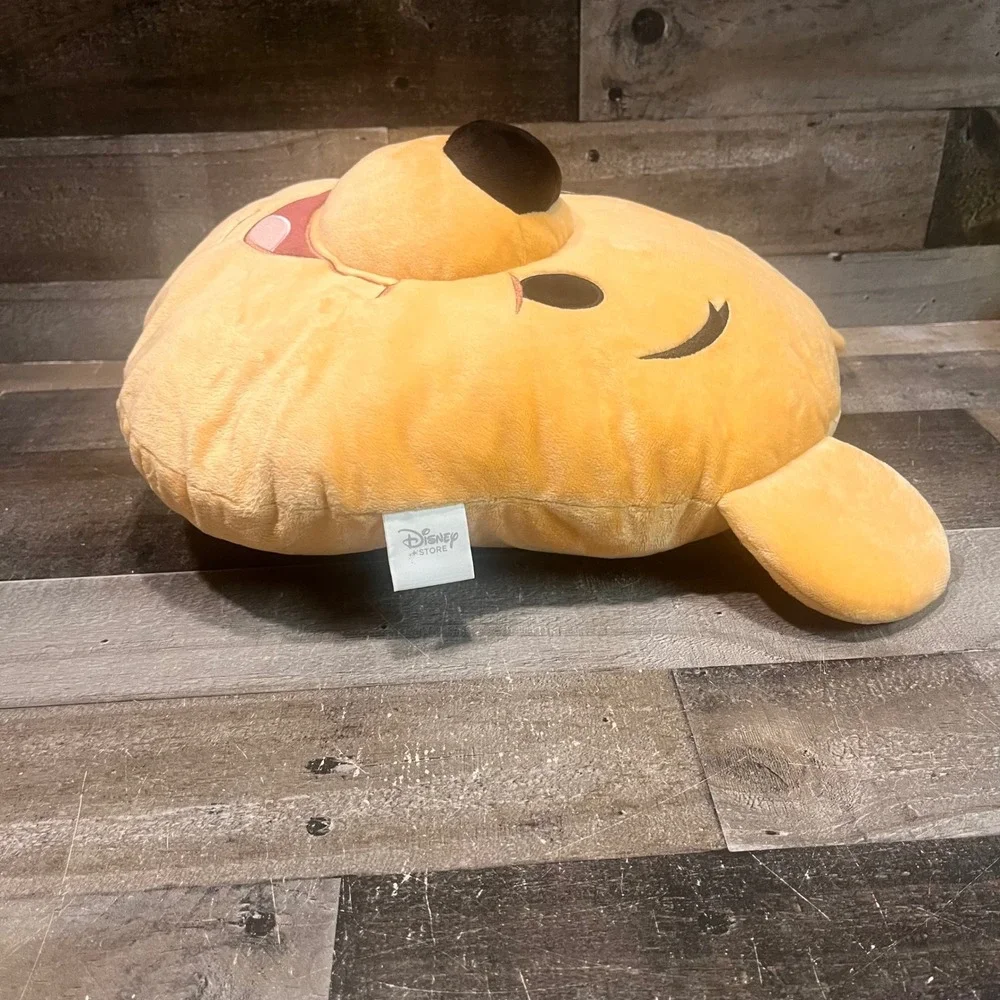 Disney Store Winnie the Pooh Plush Decorative Pillow Yellow Character Cushion - Picture 3 of 7